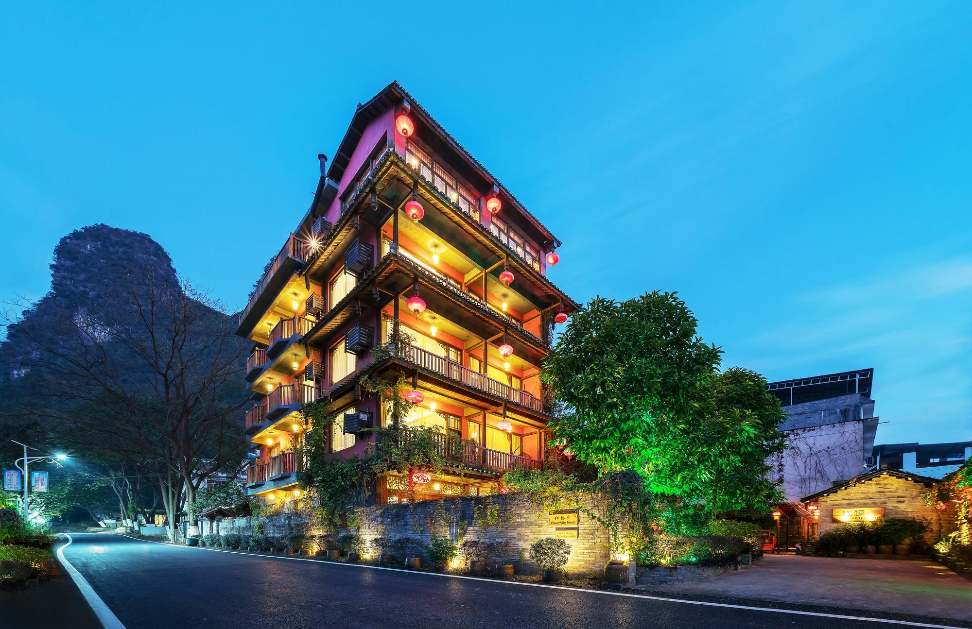 Yangshuo Mountain Nest Boutique Hotel Extérieur photo